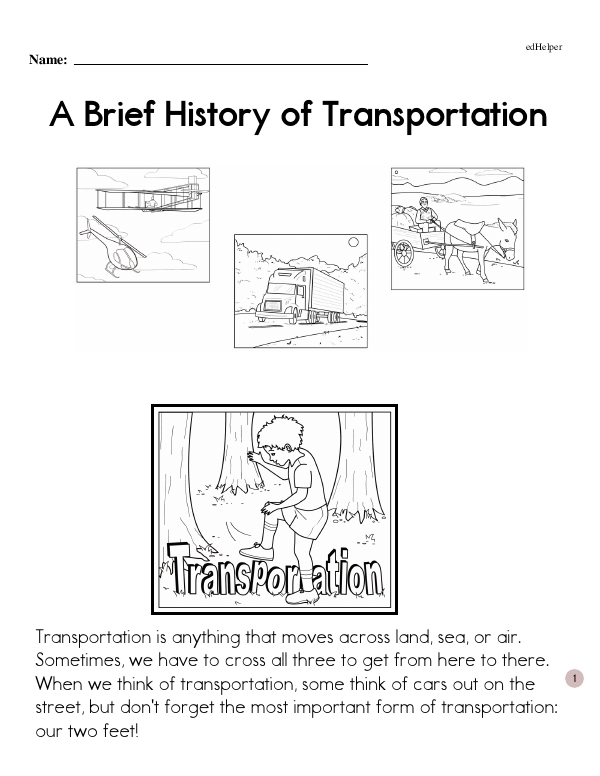 A Brief History of Transportation