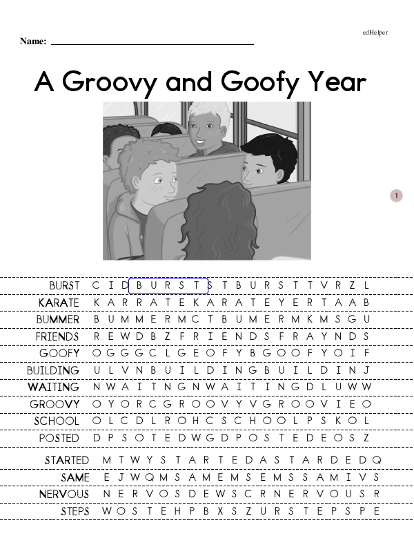 A Groovy and Goofy Year - Mastering Comprehension (Get Your Kicks Book Series Book 2 - Developing Reader)