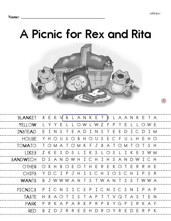 A Picnic for Rex and Rita - Mastering Comprehension (The Rex Early Reader Book Series Book 14 - Beginning Reader)