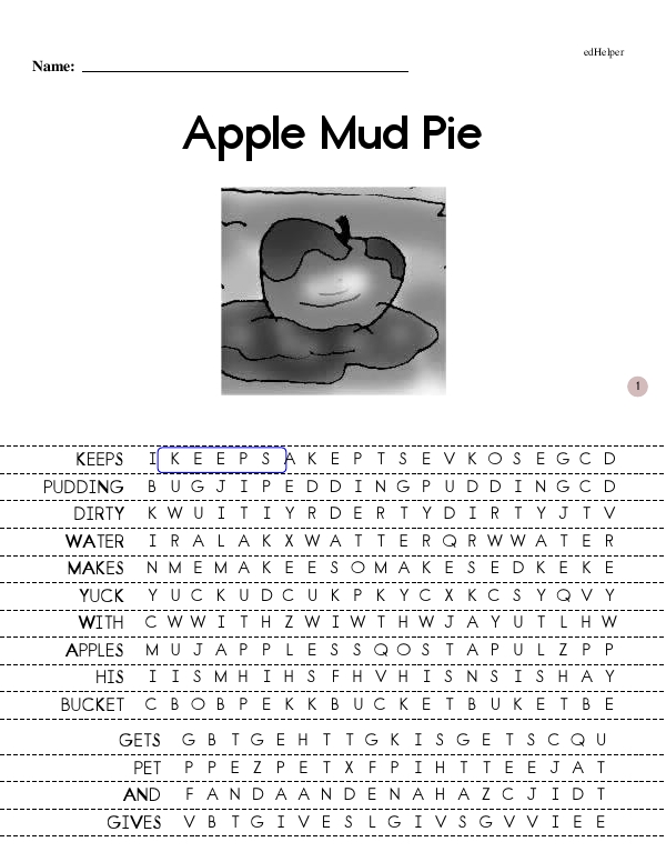 Apple Mud Pie - Tiered Reader with Study Questions (Gavin and Kevin Book Series Book 4 - Beginning Reader)