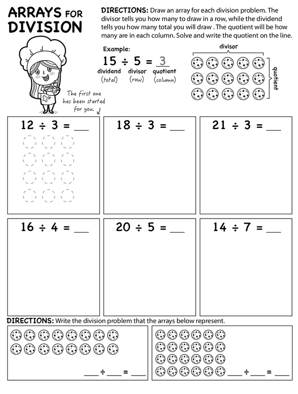 Practical guide to Solving Division with Arrays