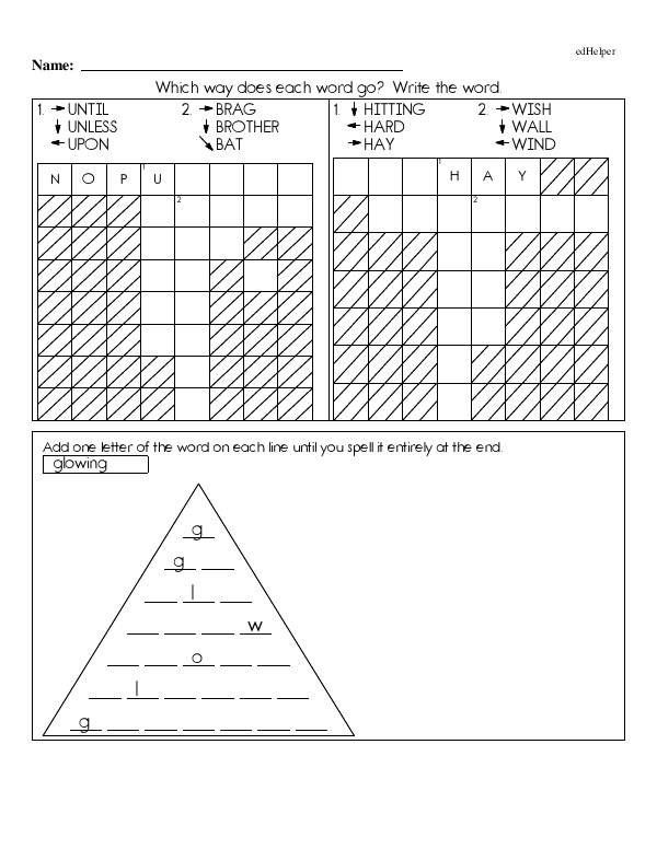 Arrow-Guided Crossword Puzzles