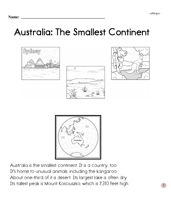 Australia: The Smallest Continent