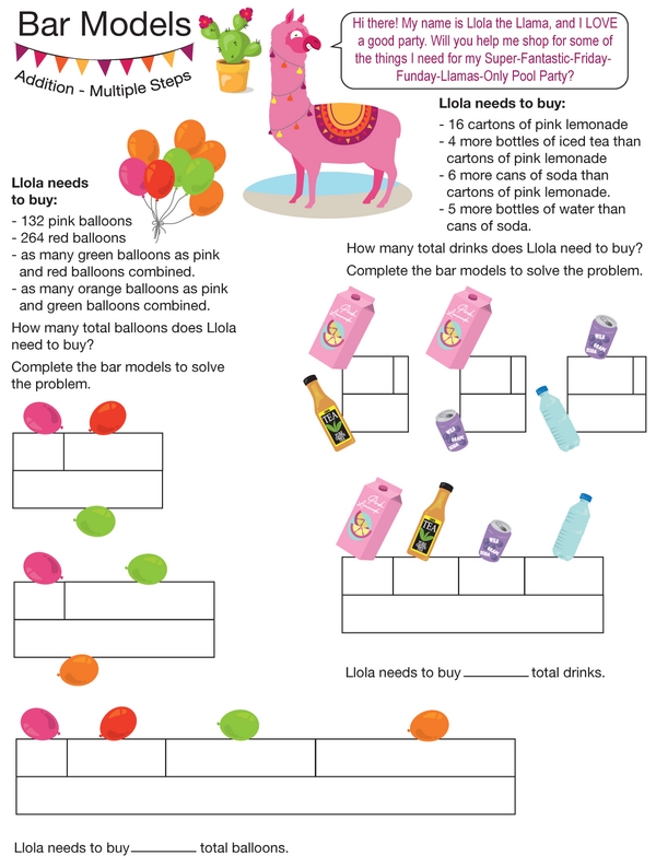 Pool Party: A Bar Model Workbook