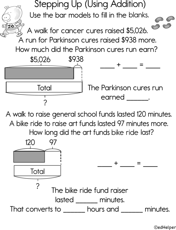 Mastering Math with Bar Models: A Workbook for Addition and Subtraction