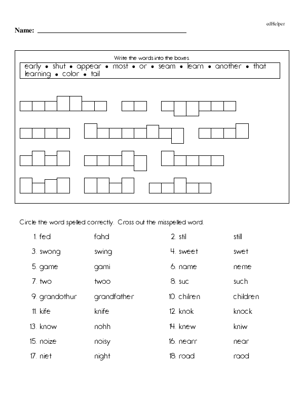 Best-Fit Spelling Practice