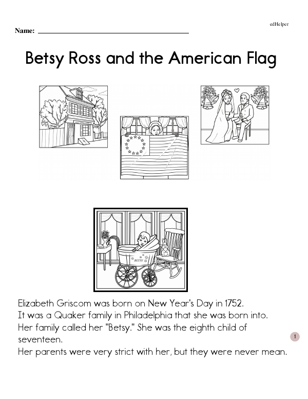 Betsy Ross and the American Flag