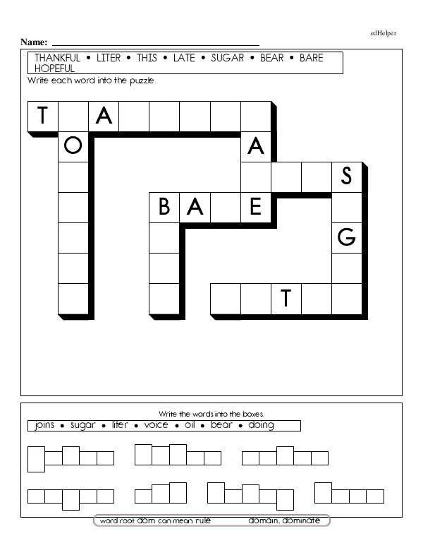 Brain-Busting Word Fill-In Puzzle