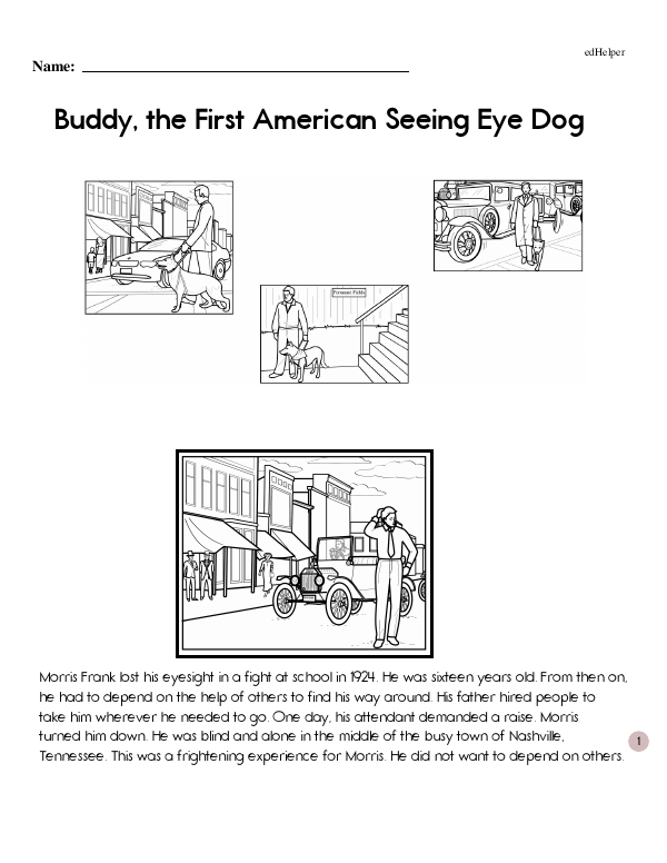 Buddy, the First American Seeing Eye Dog