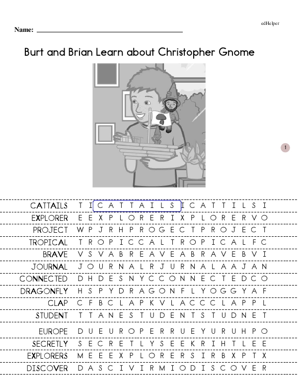 Burt and Brian Learn about Christopher Gnome - Guided Reading and Comprehension (Gnomes Leveled Readers - Advanced Reading and Learning Series - Book 3 - Growing Reader)