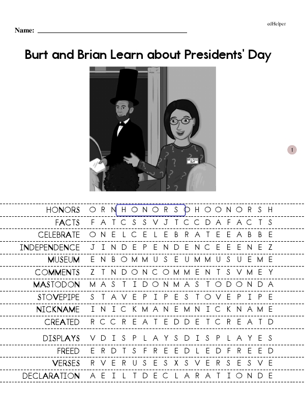 Burt and Brian Learn about Presidents' Day - Mastering Comprehension (Gnomes Leveled Readers - Advanced Reading and Learning Series - Book 11 - Growing Reader)