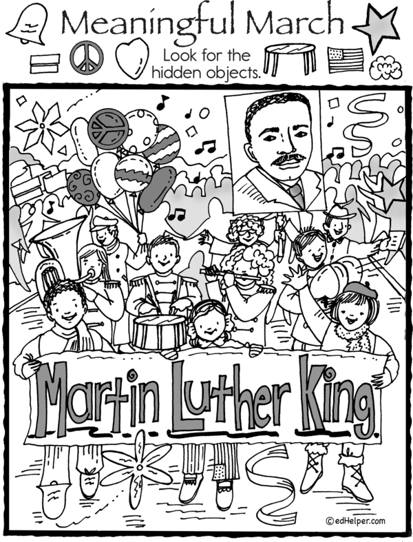 The MLK March - Hidden Objects Puzzle