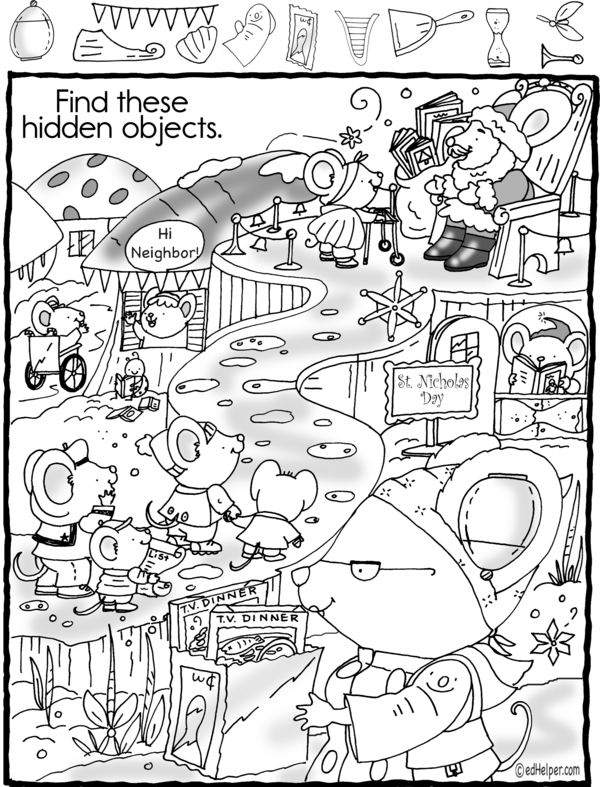 Wishes, Gifts, and Surprises - Hidden Objects Puzzle Workbook