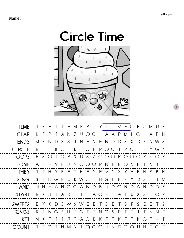 Circle Time - Guided Reading and Comprehension (Sweets Book 8 - First Books - Beginning Reader)