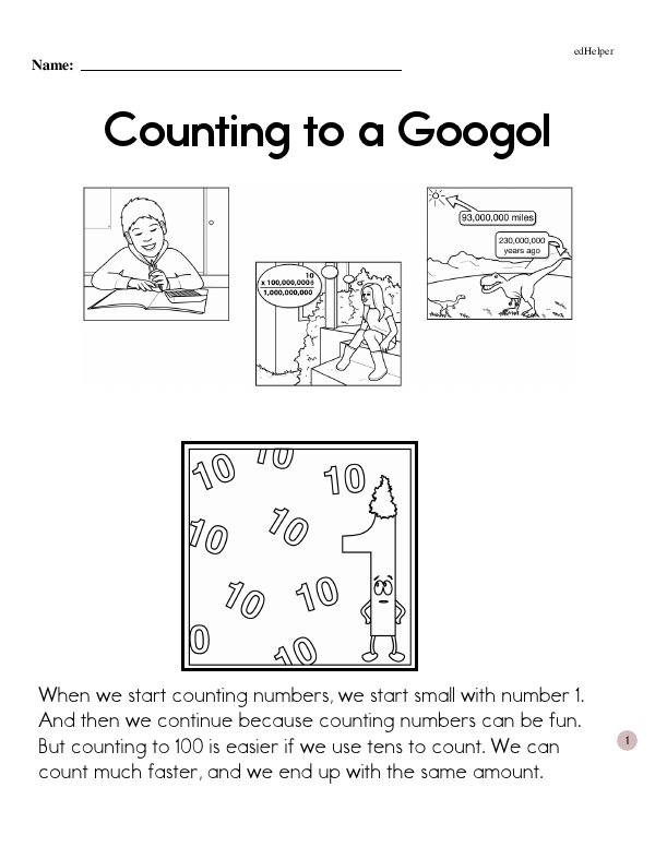 Counting to a Googol