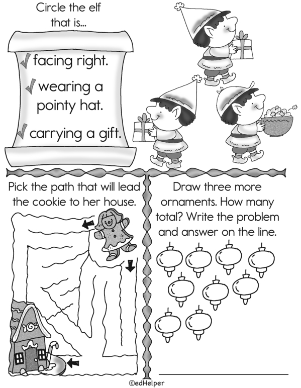 Festive Fun: A Workbook for Math and Puzzles