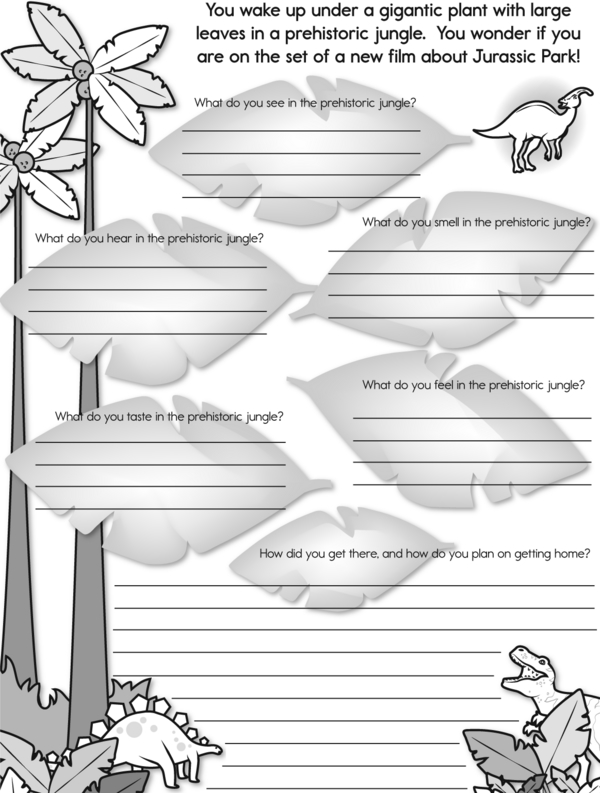 Describing a Prehistoric Jungle: An Activity for Describing the Senses