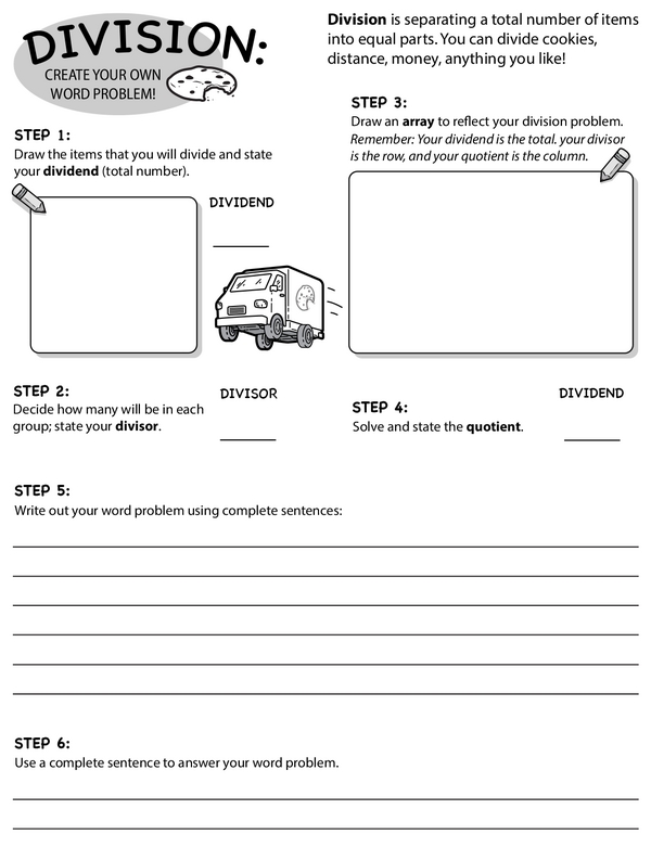 Division: Create Your Own Word Problem