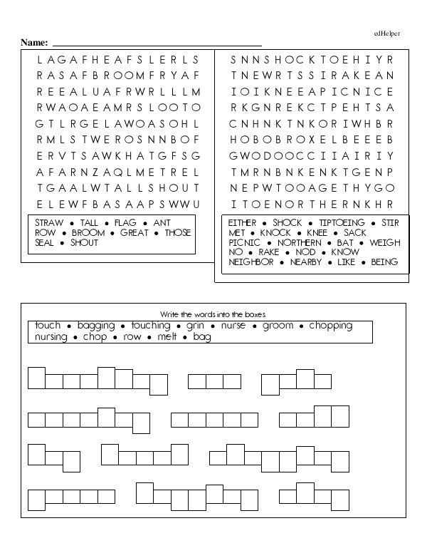 Double Word Search Challenges