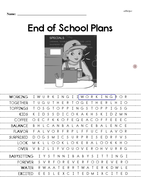 End of School Plans - Mastering Comprehension (Pam Book 16 - Developing Reader)