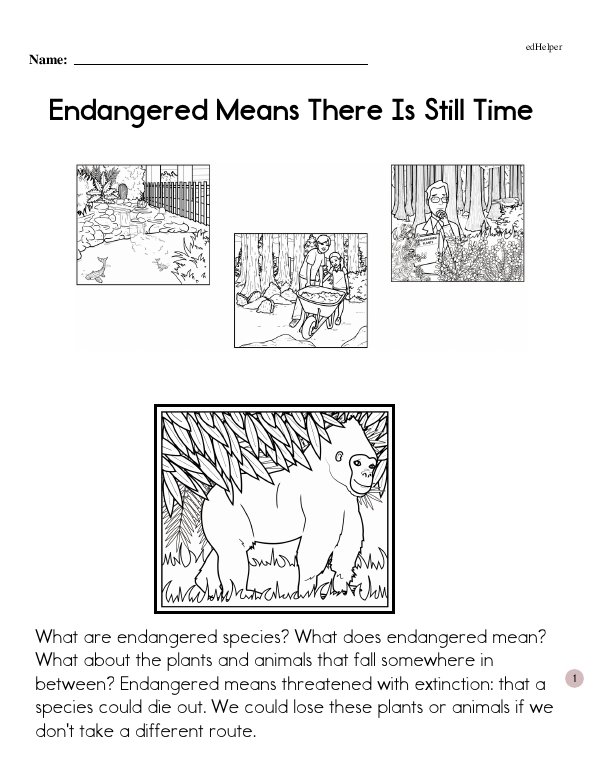 Endangered Means There Is Still Time