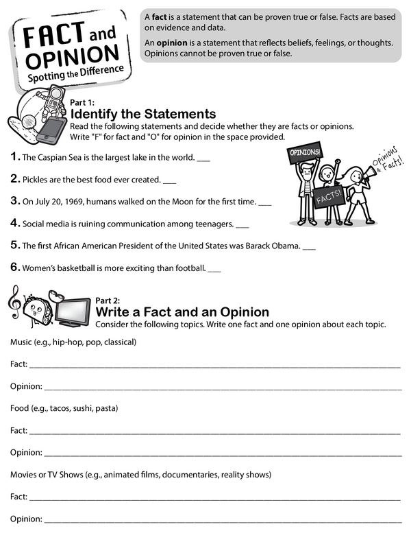 Fact vs Opinion: Distinguishing Between Facts and Opinions