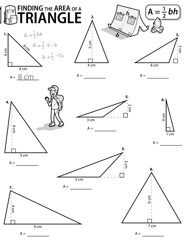 Calculating Areas: Finding the Area of a Triangle