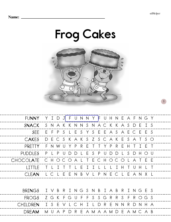 Frog Cakes - Immersive Reading Experience (The Rex Early Reader Book Series Book 10 - Beginning Reader)