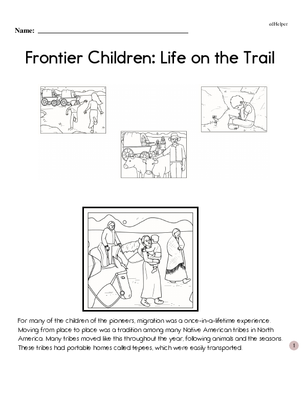 Frontier Children: Life on the Trail