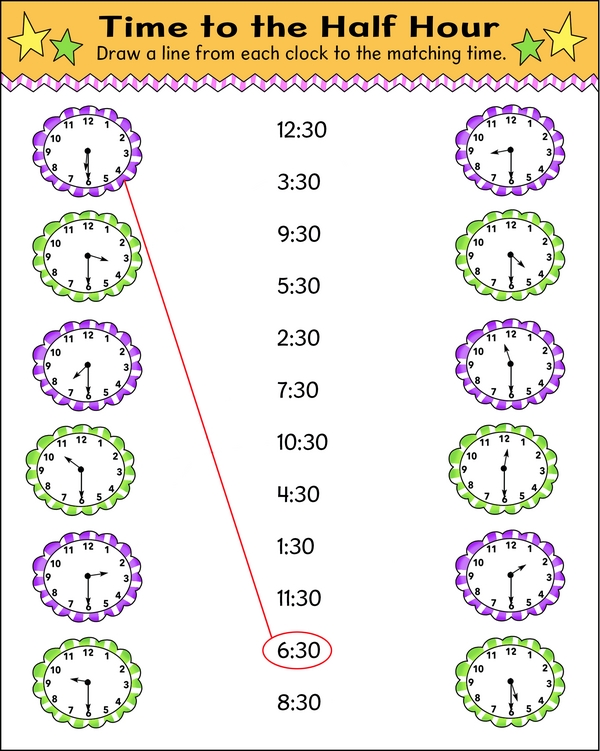 The Half-Hour Challenge: Match the Clocks