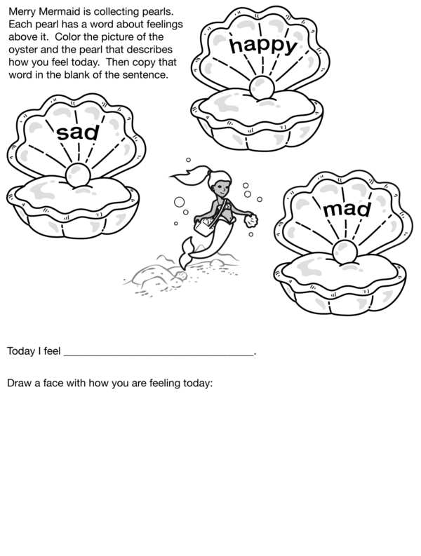 Identifying Your Feelings: A Coloring and Drawing Activity