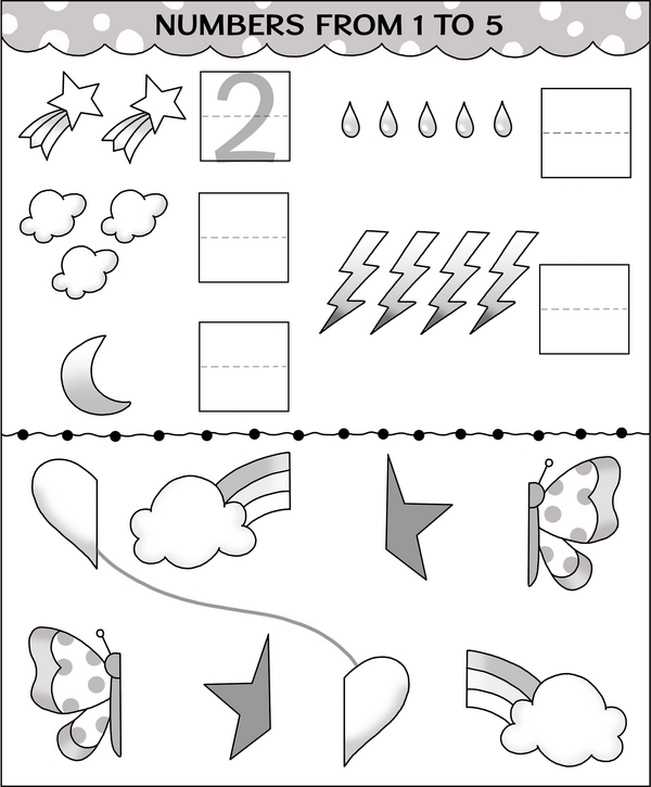 Count and Match: A Fun Workbook