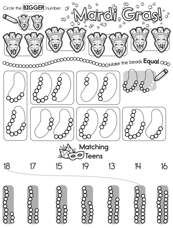 Beads and Candles: A Fun Math Workbook for Counting and Subtraction