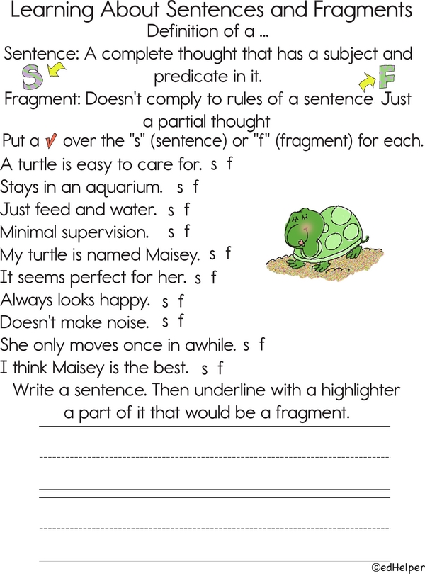 Understanding Sentences and Fragments: A Kid's Guide