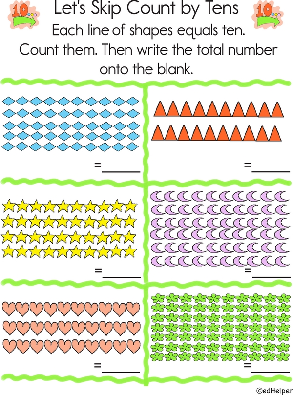 Fun with Shapes: Learning to Skip Count by Tens