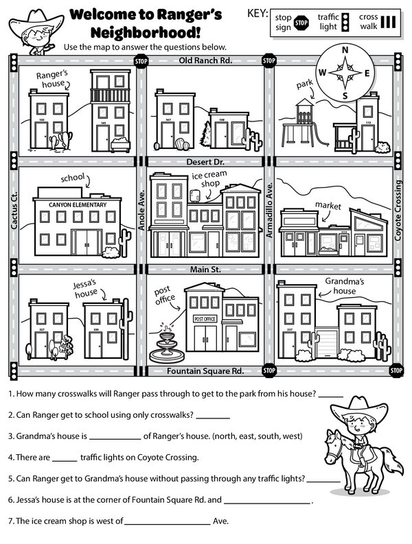 An Introduction to Map Reading Using Ranger's Town Map: