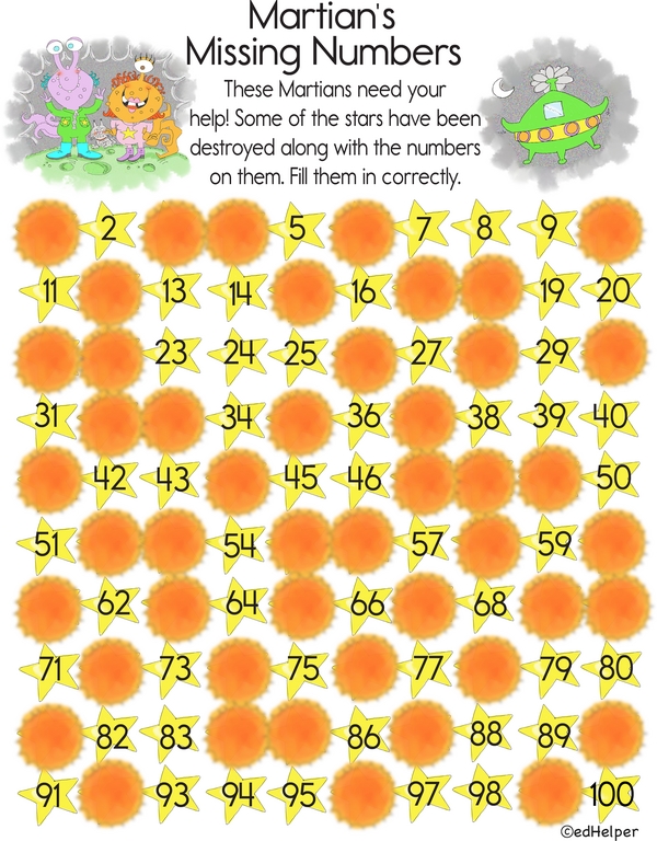 Join the Martian Mission: Help Your Students Master Counting to 100