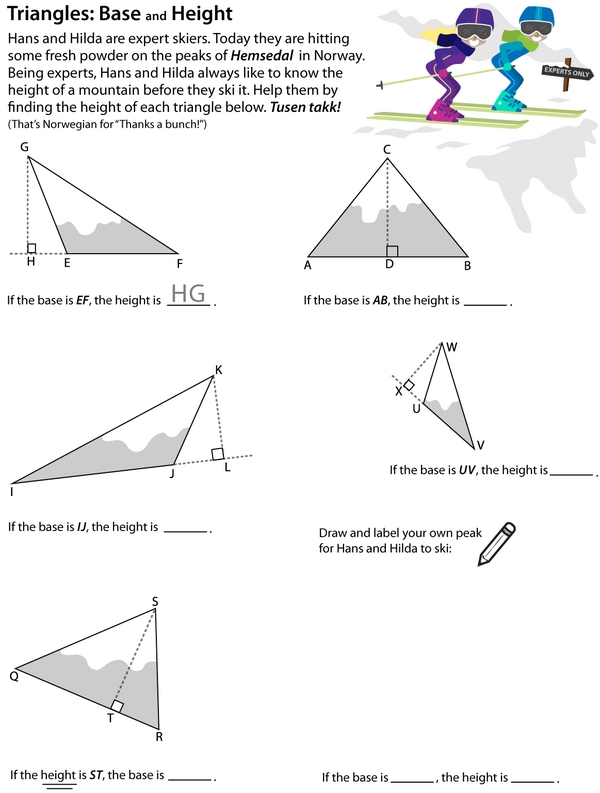 Triangles and Areas: Puzzle Collection Workbook