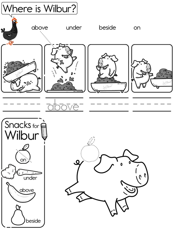 Fun with Wilbur: A Workbook for Position and Size