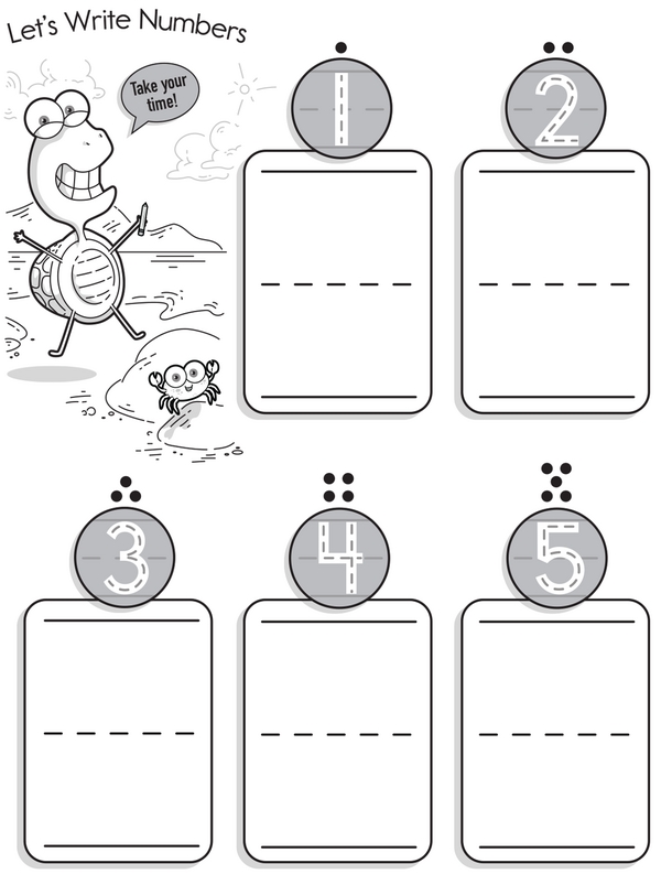 Counting with Baby Sea Turtle: A Fun Workbook