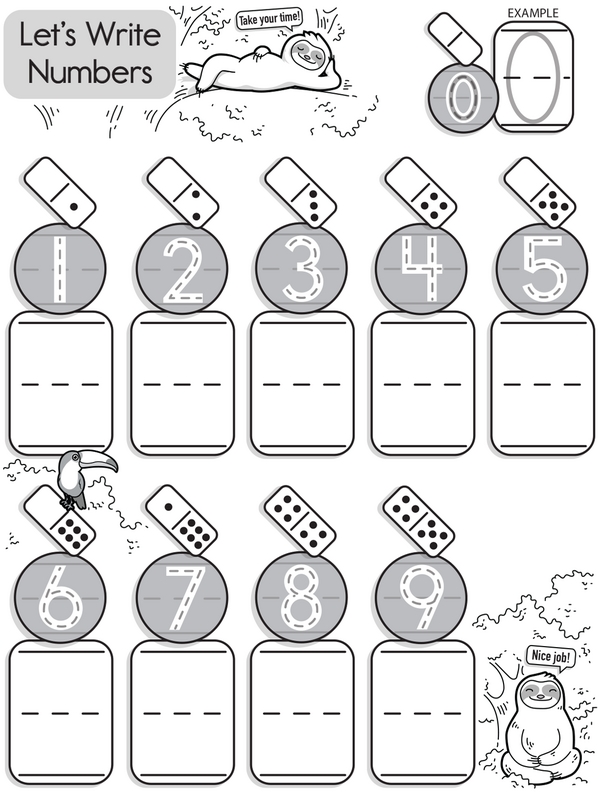 Numbers in Action: A Fun Counting Workbook