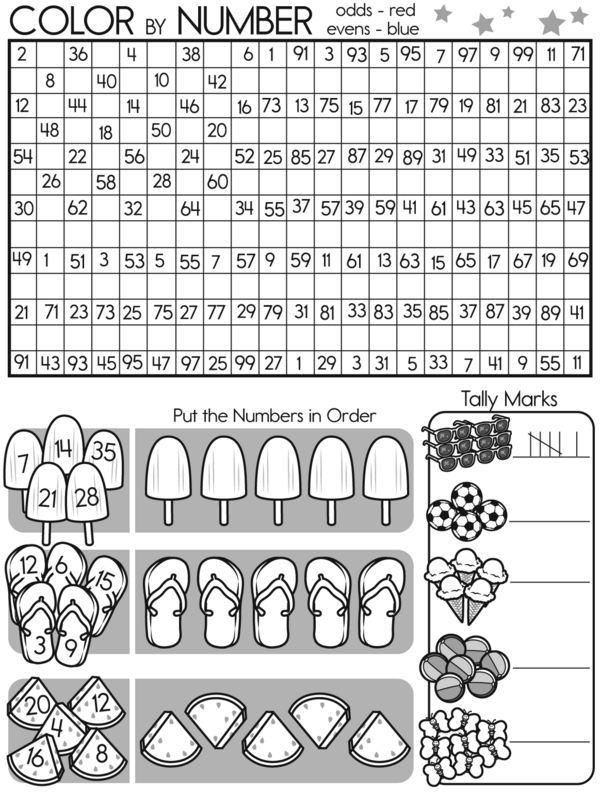 Color, Count, and Solve: A Fun Puzzle Workbook