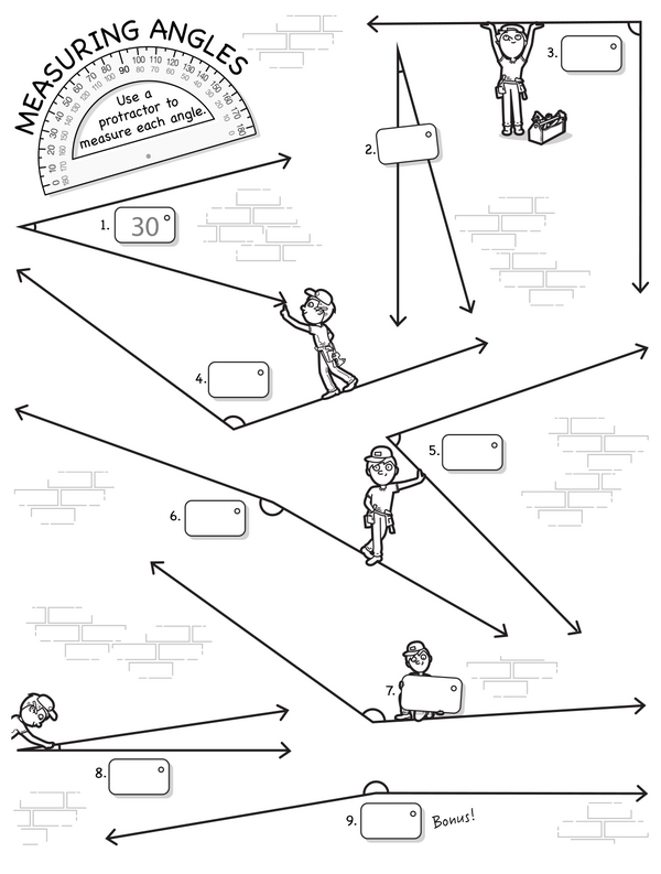 Using a Protractor to Measure Angles