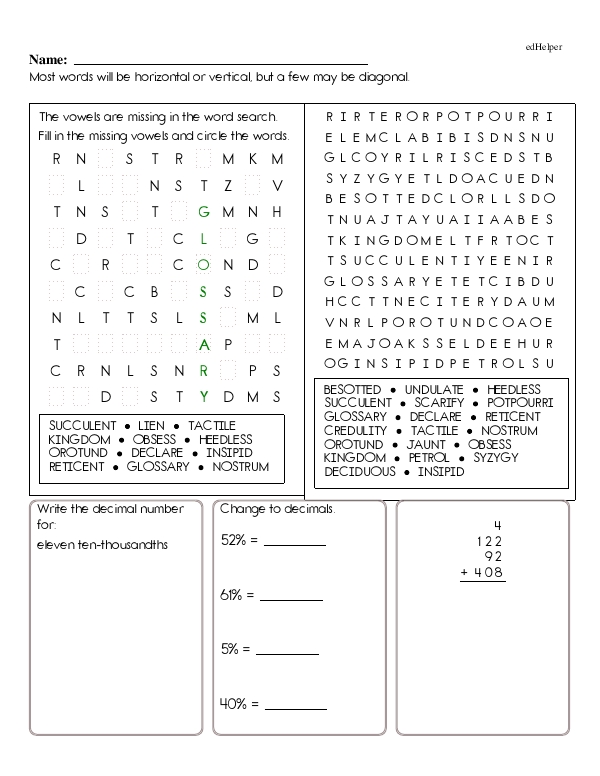 Missing Vowels and Tough Words: The Ultimate Word Search Challenge