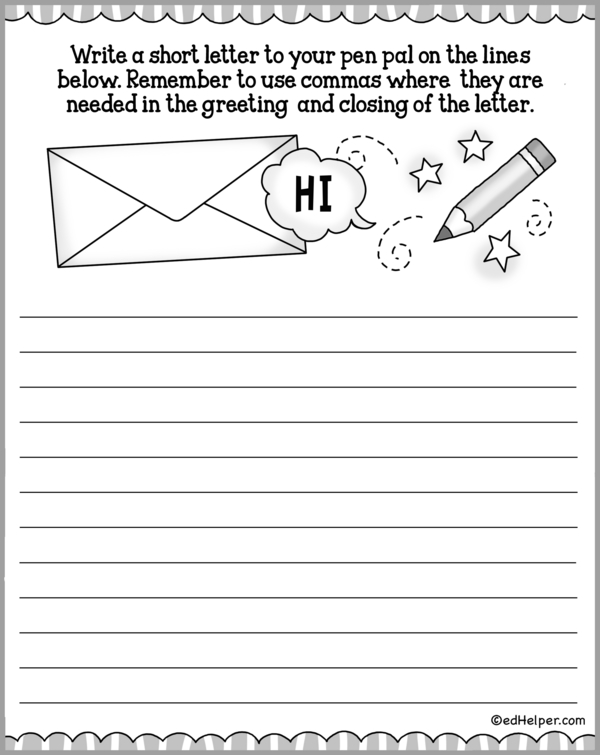 Letter Writing Workbook #1