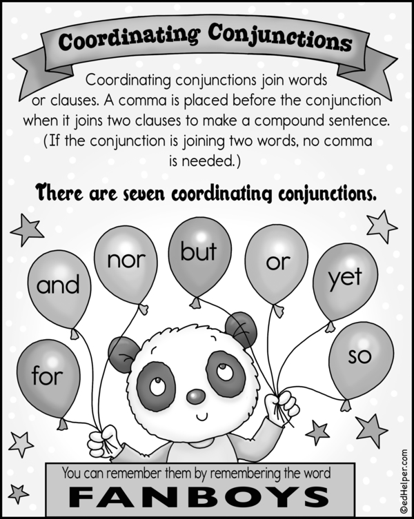 Tie It Together: The Magnificent 7 Conjunctions Poster and Reference Guide