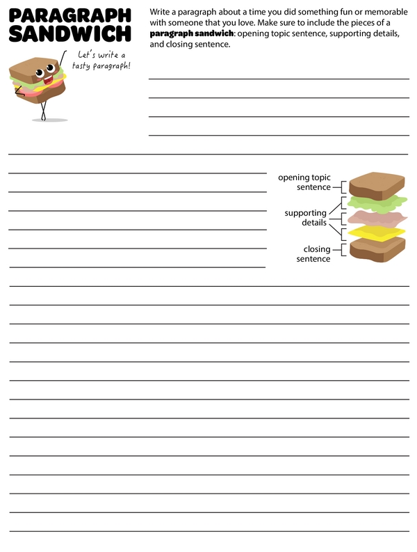 Paragraph Sandwich: Treating Paragraph Construction Like Building a Sandwich