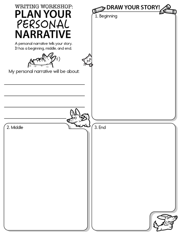 The Link Between Art and Writing: Personal Narrative Graphic Organizer