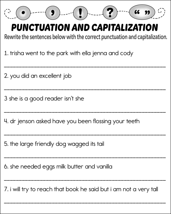 Correcting Capitalization and Punctuation in Sentences