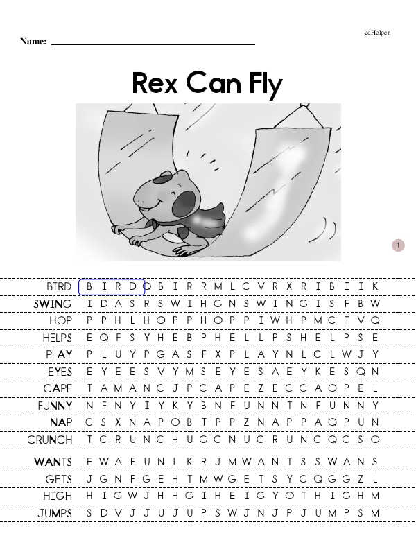 Rex Can Fly - Reading Book with Review Questions (The Rex Early Reader Book Series Book 2 - Beginning Reader)